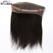 Hot Sale Silky Straight Human Hair  360 Swiss Lace Frontal Qingdao Factory Cheap Wholesale